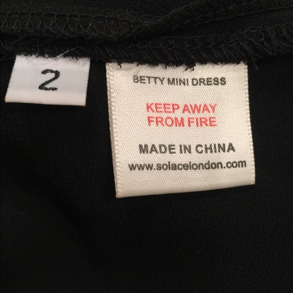 SOLACE LONDON “BETTY MINI DRESS” SIZE 2. NEVER WORN - Picture 5 of 6